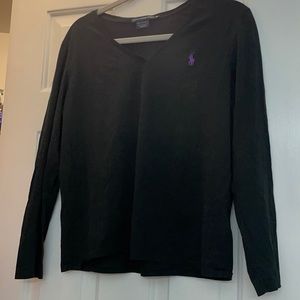 Black long sleeved Ralph Lauren shirt